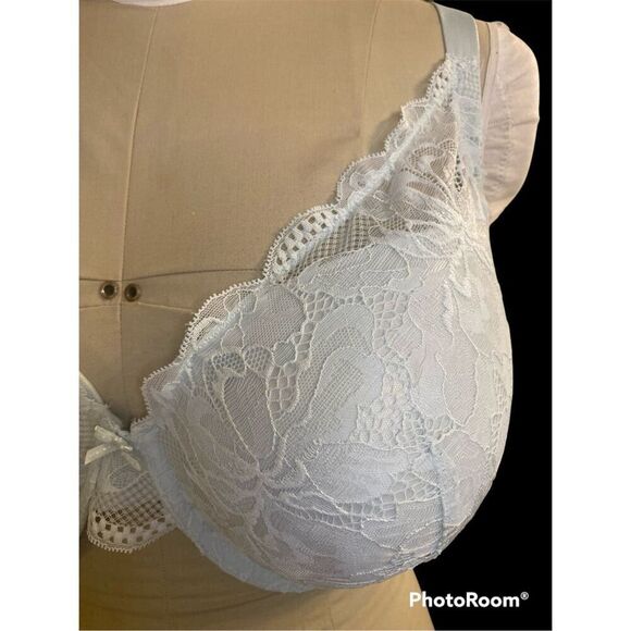 Auden Push-Up Plunge Coverage Underwire Bra 46DD Very Light Green - Picture 12 of 16